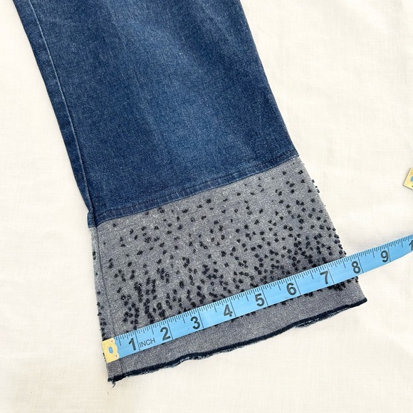 Cop.Copine Flared Cropped Flat Front Pant - Picture 5 of 15